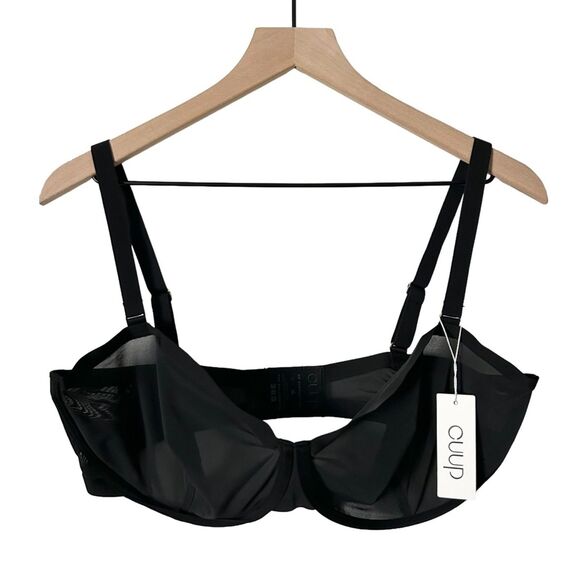 NEW Cuup The Balconette Mesh Bra in Black Size 38G - Picture 2 of 5